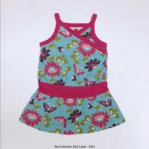 Tea Collection Red Label Wrap Tank Dress - 3/6m